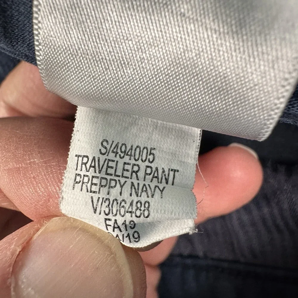 Banana Republic Mens Jeans 34x31 Travel Pants Navy Athletic Fit Preppy‎ Comfort